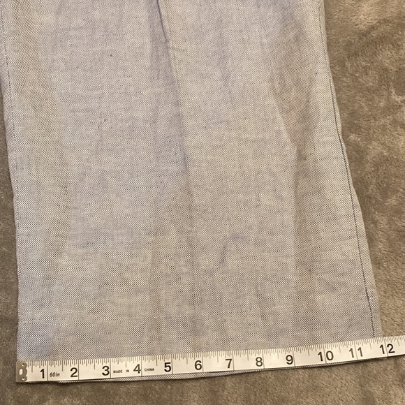 NWT THE LIMITED Pants Modern Crop Women’s Size 16  Linen & Cotton Blend - Picture 10 of 13